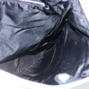 PRADA Hand Bag Canvas Beige Silver Auth 147009-21