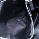 PRADA Hand Bag Canvas Beige Silver Auth 147009-23