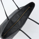 FENDI Zucca Canvas Tote Bag PVC Black Gold Auth 147011-6