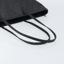 FENDI Zucca Canvas Tote Bag PVC Black Gold Auth 147011-7