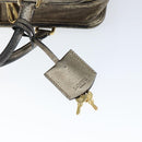 LOEWE Anagram Americana 28 Hand Bag Leather Gold Auth 147012-10