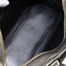 LOEWE Anagram Americana 28 Hand Bag Leather Gold Auth 147012-11