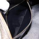 LOEWE Anagram Americana 28 Hand Bag Leather Gold Auth 147012-23