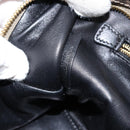 LOEWE Anagram Americana 28 Hand Bag Leather Gold Auth 147012-12