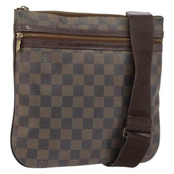 LOUIS VUITTON Damier Ebene Pochette Bosphore Shoulder Bag N51111 LV Auth 147014