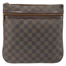 LOUIS VUITTON Damier Ebene Pochette Bosphore Shoulder Bag N51111 LV Auth 147014-13