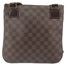 LOUIS VUITTON Damier Ebene Pochette Bosphore Shoulder Bag N51111 LV Auth 147014-2