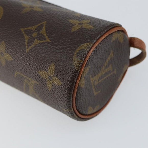 LOUIS VUITTON Monogram Papillon Pouch LV Auth 147019
