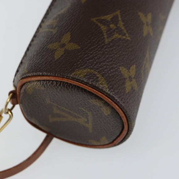 LOUIS VUITTON Monogram Papillon Pouch LV Auth 147019