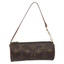 LOUIS VUITTON Monogram Papillon Pouch LV Auth 147019-13