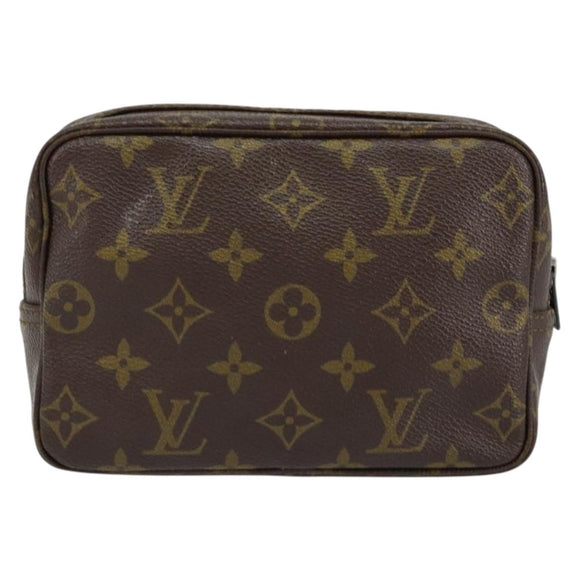 LOUIS VUITTON Monogram Trousse Toilette 18 Pouch M47526 LV Auth 147022