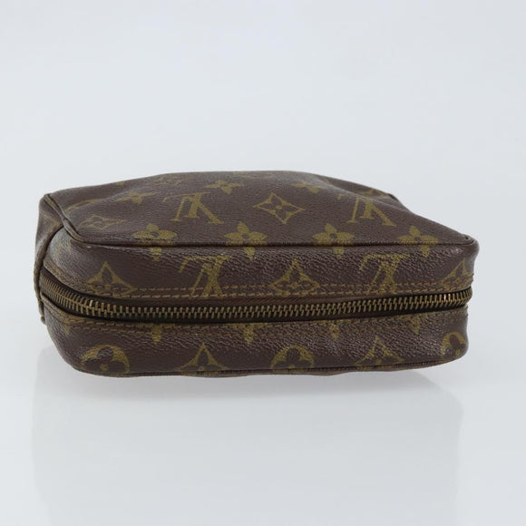 LOUIS VUITTON Monogram Trousse Toilette 18 Pouch M47526 LV Auth 147022