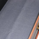 FENDI Pecan Canvas Trunk Case PVC Black Brown Auth 147028-12