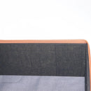 FENDI Pecan Canvas Trunk Case PVC Black Brown Auth 147028-19