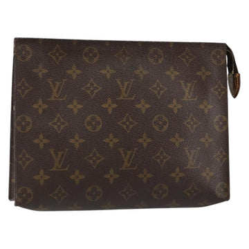 LOUIS VUITTON Monogram Poche Toilette 26 Pouch M47542 LV Auth 147029