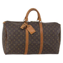 LOUIS VUITTON Monogram Keepall 50 Boston Bag M41426 LV Auth 147030-1