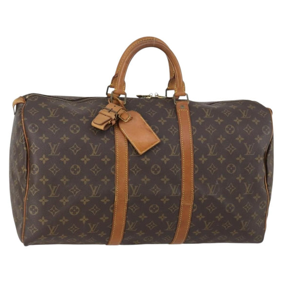 LOUIS VUITTON Monogram Keepall 50 Boston Bag M41426 LV Auth 147030