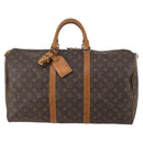 LOUIS VUITTON Monogram Keepall 50 Boston Bag M41426 LV Auth 147030-13