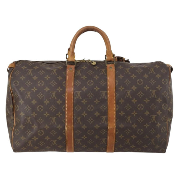 LOUIS VUITTON Monogram Keepall 50 Boston Bag M41426 LV Auth 147030