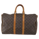 LOUIS VUITTON Monogram Keepall Bandouliere 45 Boston Bag M41418 LV Auth 147031-13