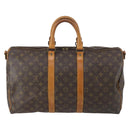 LOUIS VUITTON Monogram Keepall Bandouliere 45 Boston Bag M41418 LV Auth 147031-2