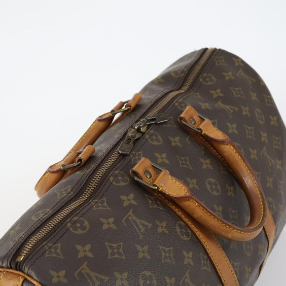 LOUIS VUITTON Monogram Keepall Bandouliere 45 Boston Bag M41418 LV Auth 147031