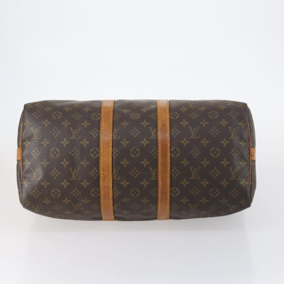 LOUIS VUITTON Monogram Keepall Bandouliere 45 Boston Bag M41418 LV Auth 147031