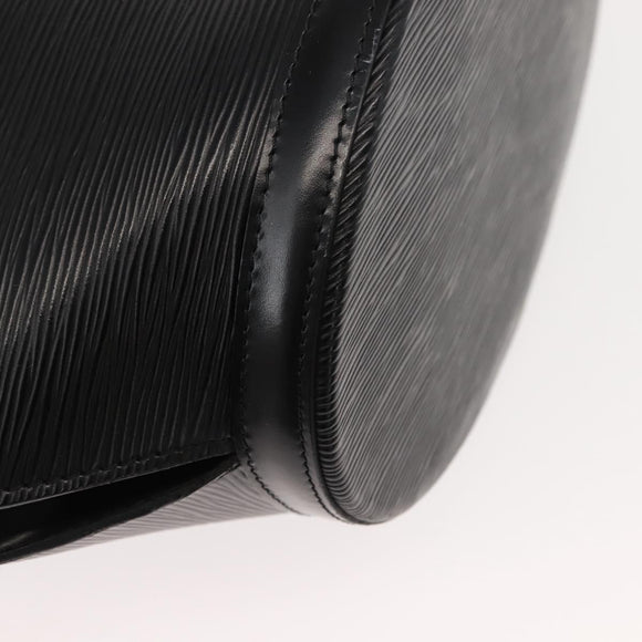 LOUIS VUITTON Epi Saint Jacques Shopping Shoulder Bag Black M52262 Auth 147032