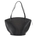 LOUIS VUITTON Epi Saint Jacques Shopping Shoulder Bag Black M52262 Auth 147032-13