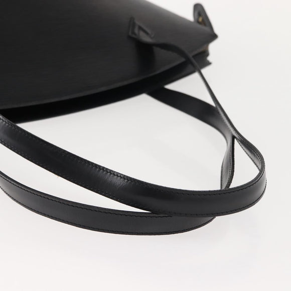 LOUIS VUITTON Epi Saint Jacques Shopping Shoulder Bag Black M52262 Auth 147032