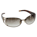 FENDI Sunglasses plastic Brown Auth 147036-1