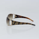 FENDI Sunglasses plastic Brown Auth 147036-4