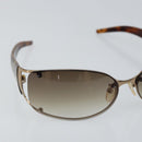 FENDI Sunglasses plastic Brown Auth 147036-6