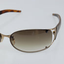 FENDI Sunglasses plastic Brown Auth 147036-7