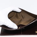 FENDI Zucca Canvas Long Wallet Black Brown Auth 147038V-10