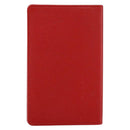 CHANEL Card Case Leather Red CC Auth 147039V-2