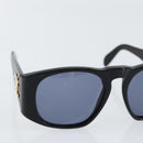 CHANEL Matelasse Sunglasses plastic Black CC Auth 147040V-6