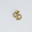 Christian Dior Earring metal Champagne Gold Auth 147041-2