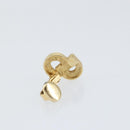 Christian Dior Earring metal Champagne Gold Auth 147041-5