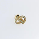 Christian Dior Earring metal Champagne Gold Auth 147041-6