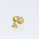 Christian Dior Earring metal Champagne Gold Auth 147041-9