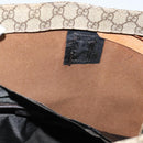 GUCCI GG Supreme Tote Bag PVC Beige Silver 91250 Auth 147043-9