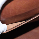 CELINE C Sulky Doctor Bag Canvas Brown Gold Auth 147045-12