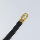 GUCCI Interlocking Belt Leather 31.9"" Bordeaux Gold 037 084 0054 Auth 147047-7