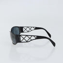 CHANEL Sunglasses Plastic Black 04155 75641 CC Auth 147050-4