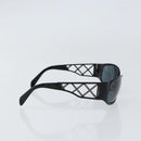 CHANEL Sunglasses Plastic Black 04155 75641 CC Auth 147050-5