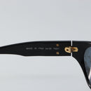 CHANEL COCO Mark Sunglasses plastic Black 04155 75641 CC Auth 147051-10