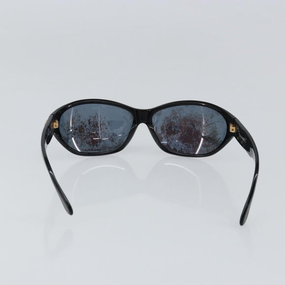 CHANEL COCO Mark Sunglasses plastic Black 04155 75641 CC Auth 147051