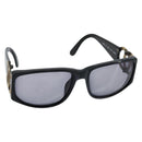 CHANEL Sonnenbrille Kunststoff Schwarz CC Auth 147052-1