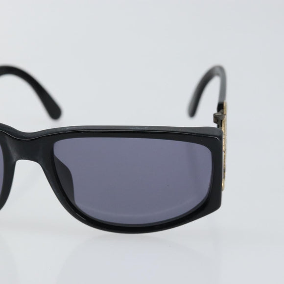 CHANEL Sunglasses plastic Black CC Auth 147052